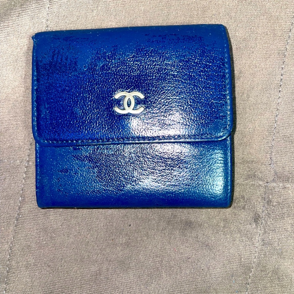 AUTHENTIC BLUE CHANEL WALLET